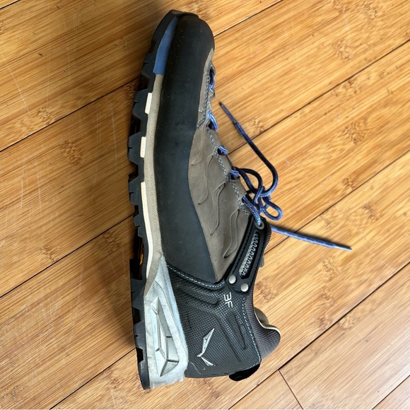 Salewa Women’s Mountain Trainer L Size 9 US Approach Hiking Shoes Pewter Riviera - Picture 8 of 14